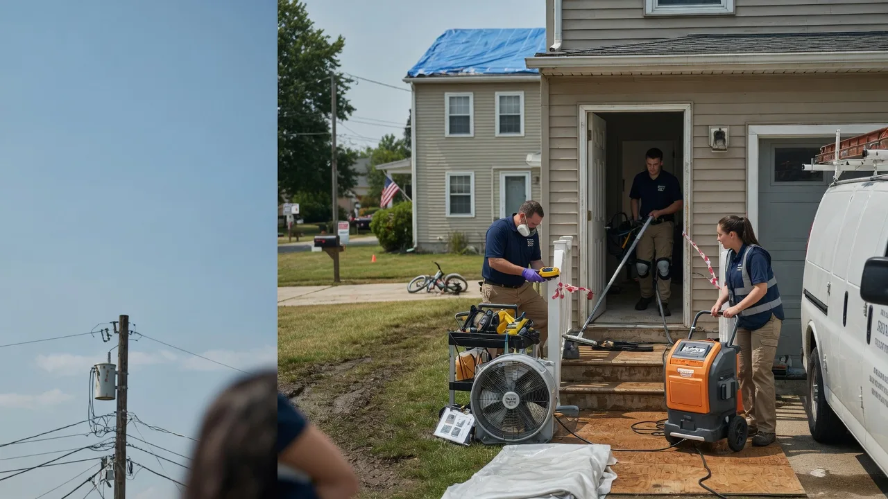 Water Damage Repair in Orleans, IN near me